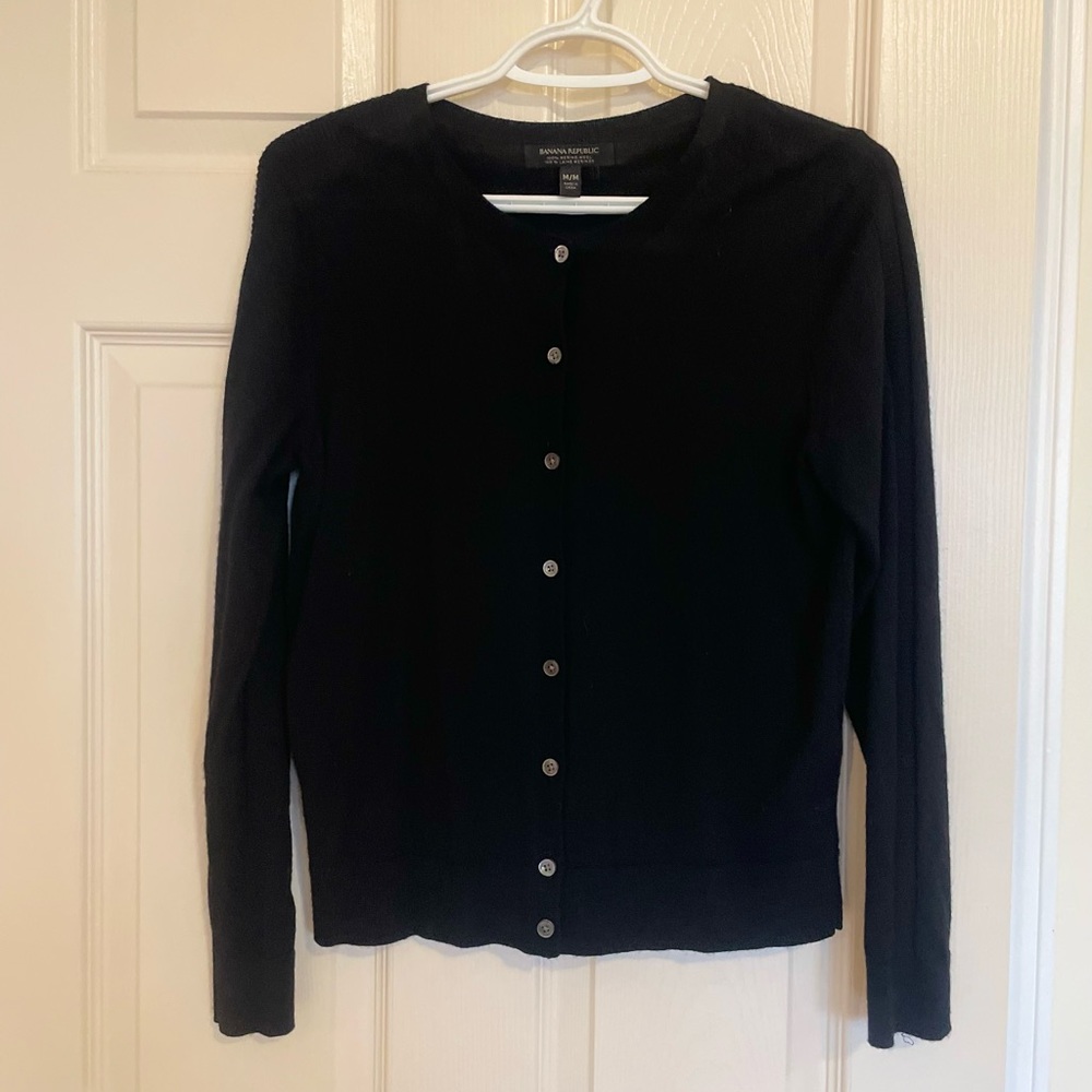 Banana Republic Cardigan M Black